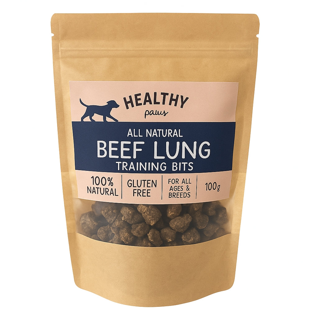 Healthy Paws Beef Lung Training Bits 100g
