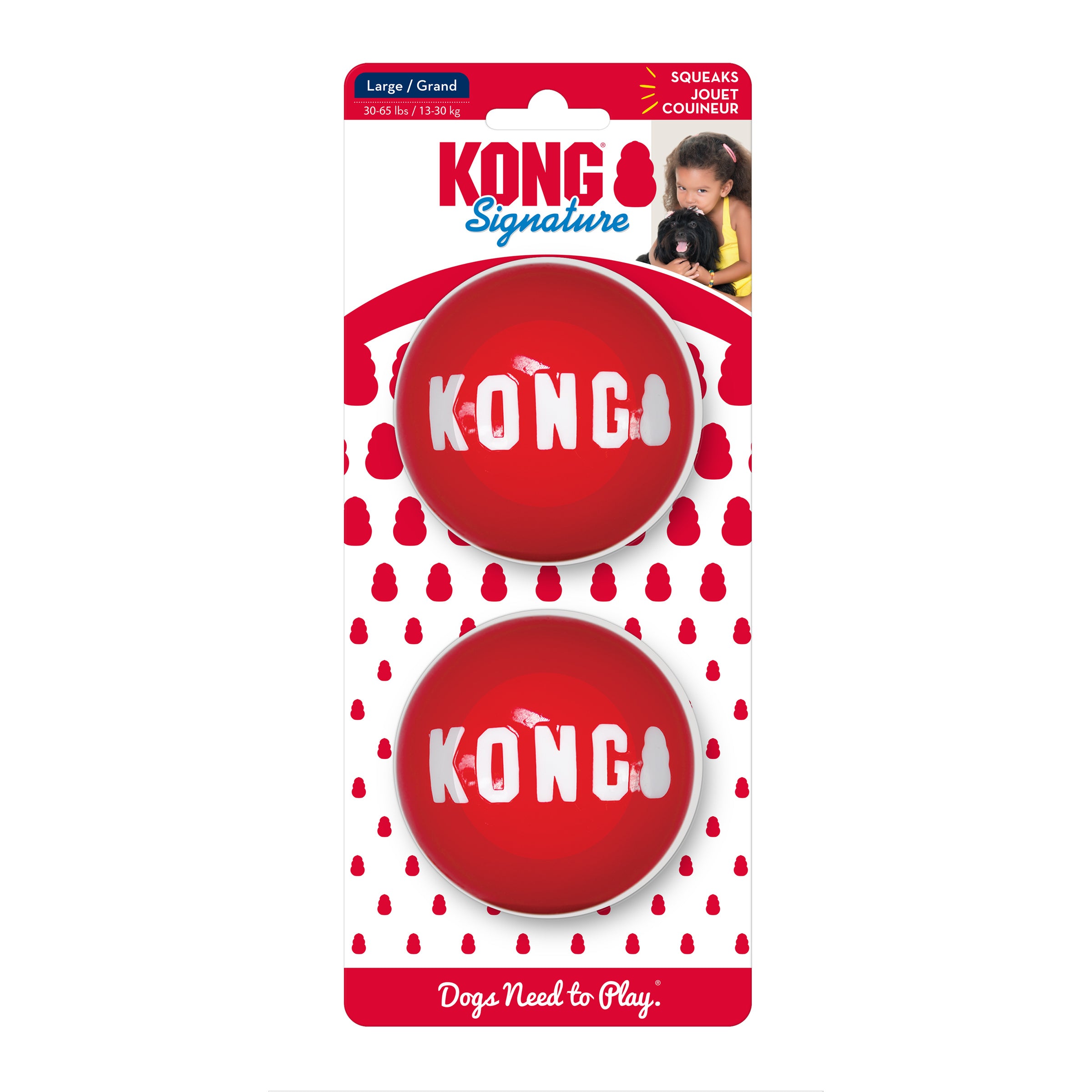 KONG Signature Balls 2-pk