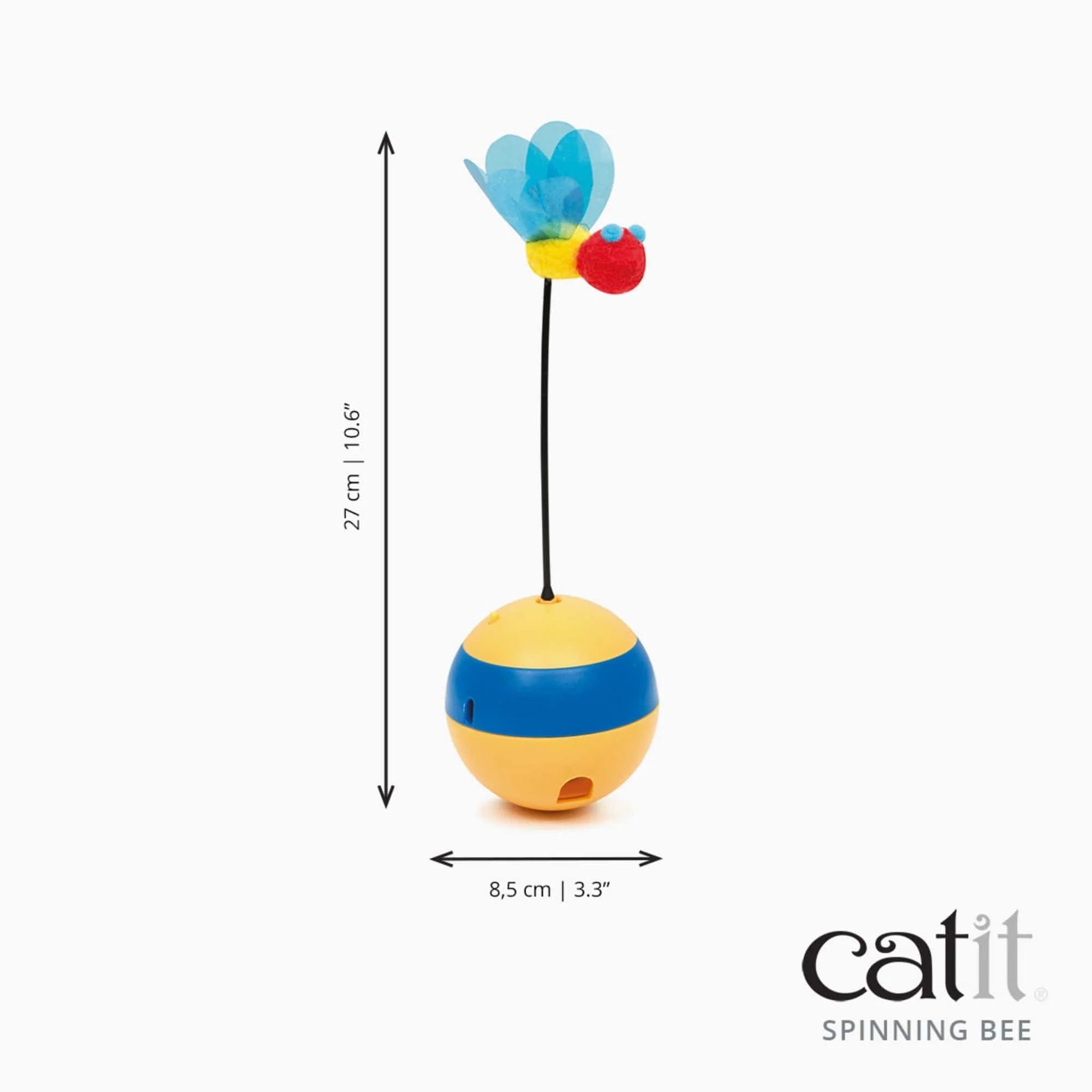 Catit Play Spinning Bee Cat Toy