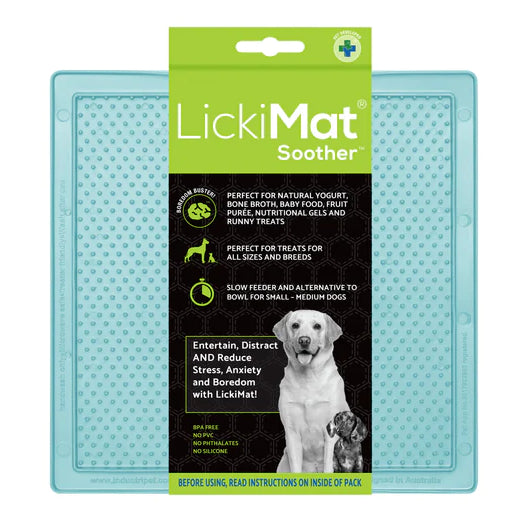 LickiMat Dog Lick Mats Slow Feeders Classic Soother 10 Colours