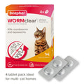 Beaphar WormClear Worming Tablets for Cats x 4