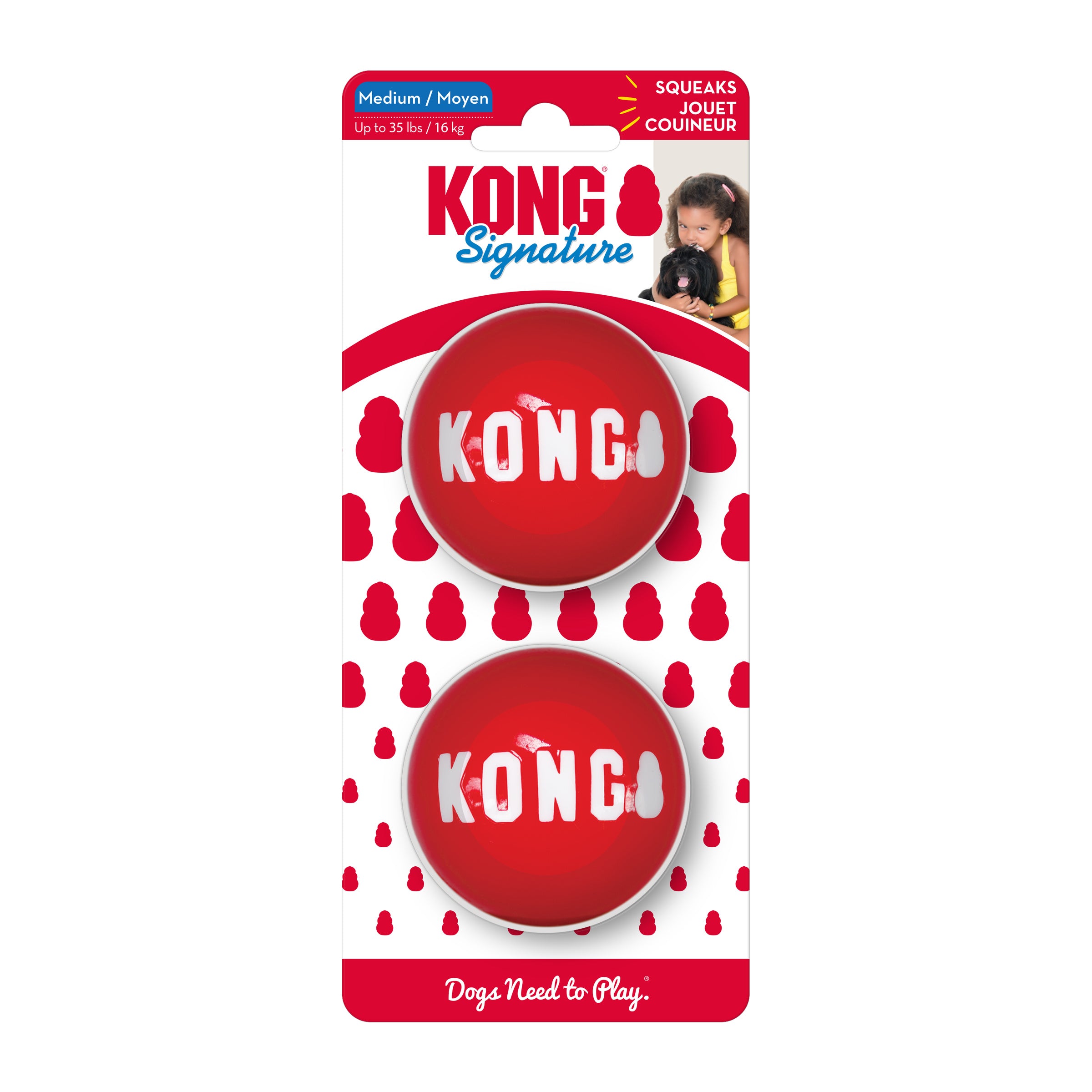 KONG Signature Balls 2-pk