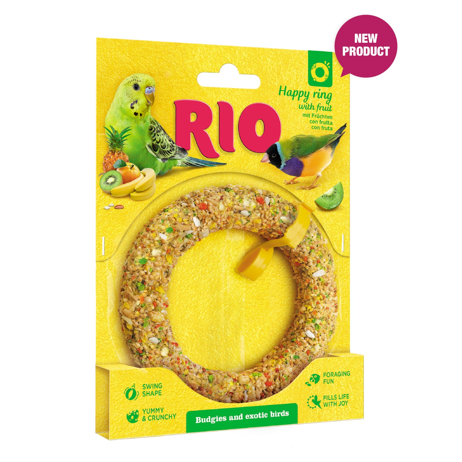 RIO Happy Ring with Fruit for Budgies and Exotic Birds 80g