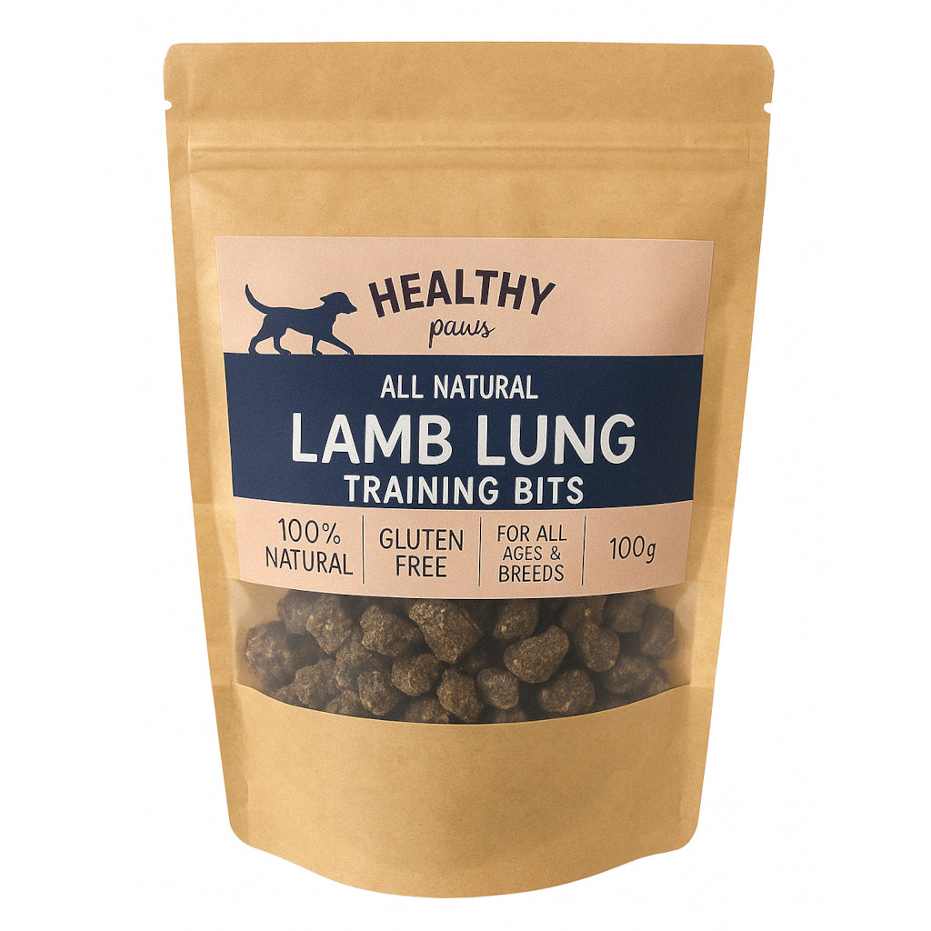 Healthy Paws Lamb Lung Training Bits 100g