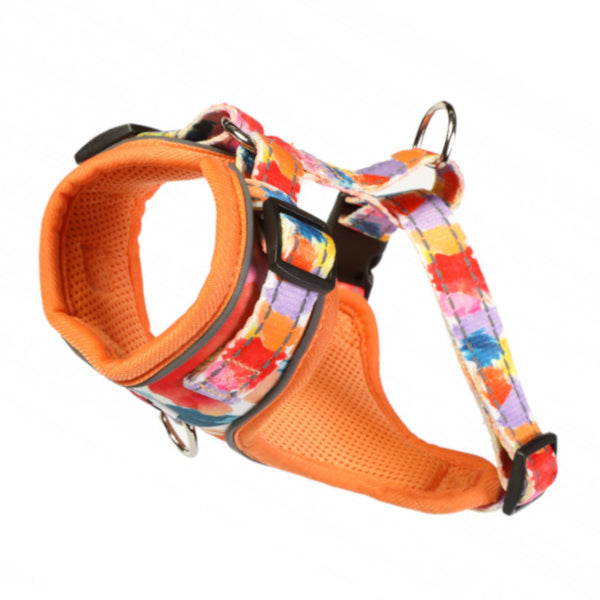 Doodlebone Adjustable Airmesh Dog Harnesses Watercolour 5 Sizes