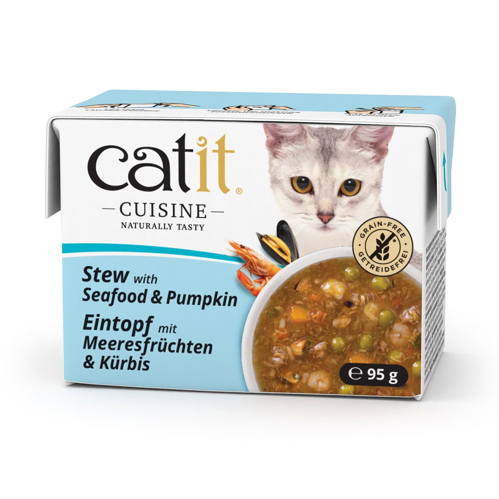 Catit Cuisine Cat Wet Food Seafood Stew 95g