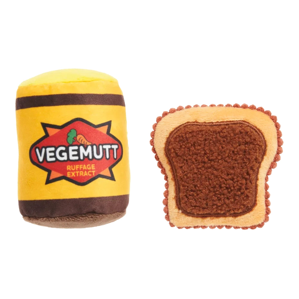 BARK Vegemutt Toast Australian Outbark Dog Toy