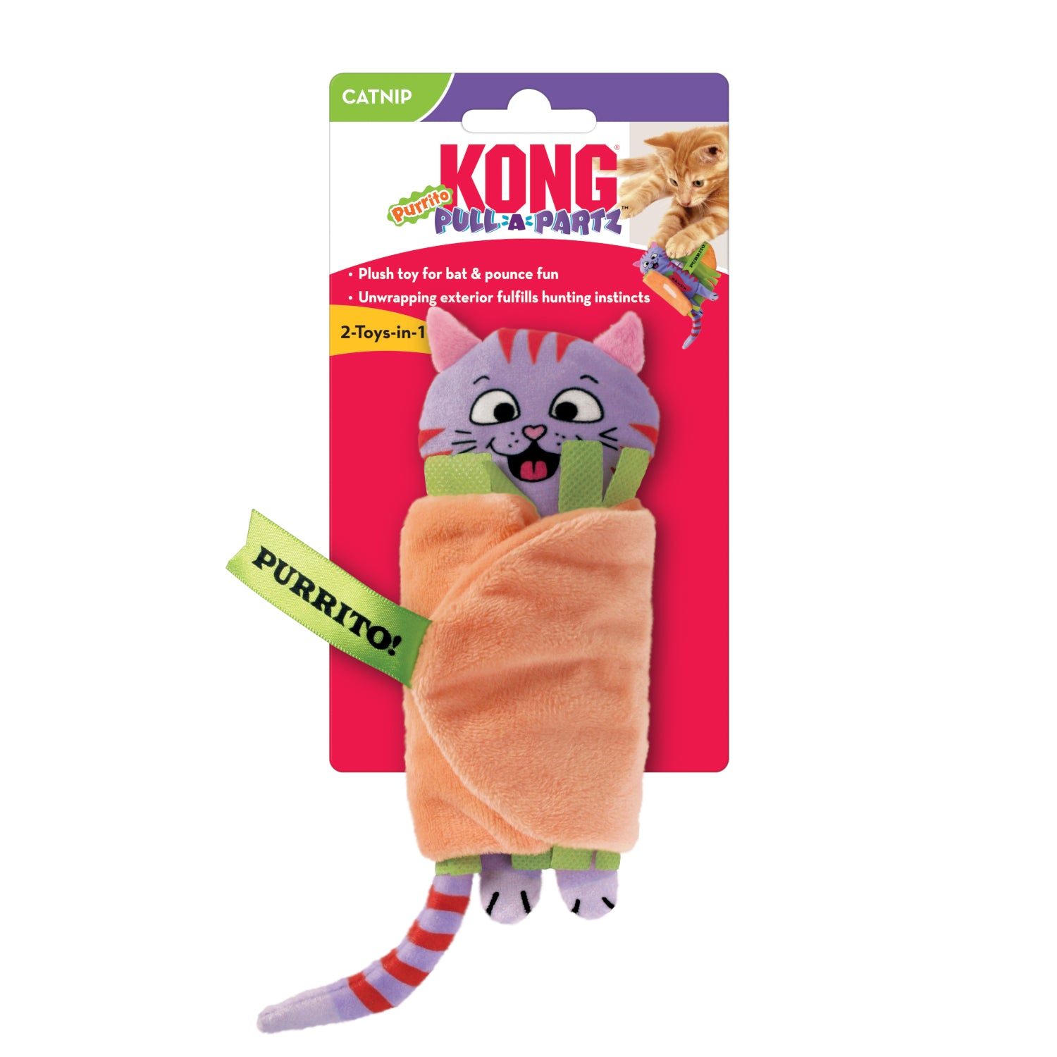 KONG Pull-A-Partz Purrito