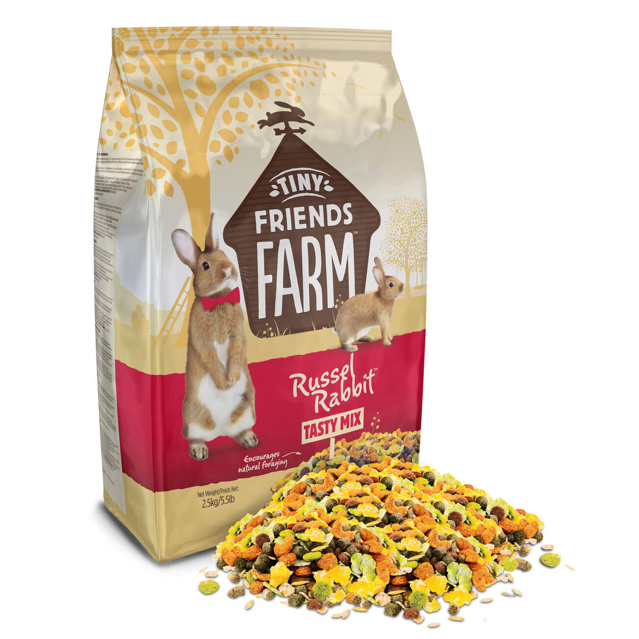 Tiny Friends Farm Russel Rabbit Tasty Mix 2.5kg