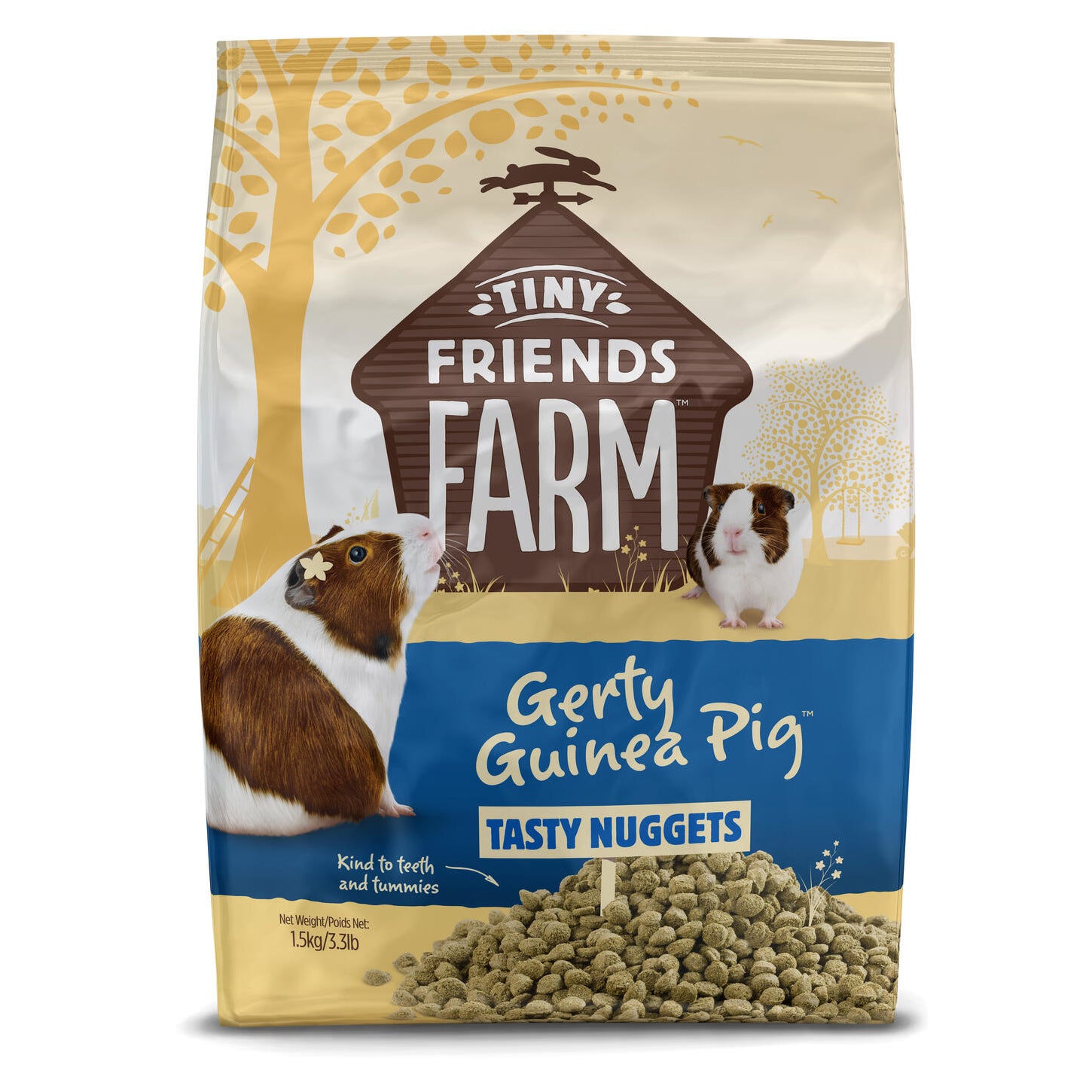 Tiny Friends Farm Gerty Guinea Pig Tasty Nuggets 1.5kg