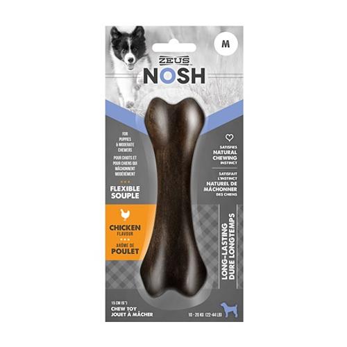 Zeus NOSH FLEXIBLE Chew Bone Toy Chicken Flavor 2 Sizes