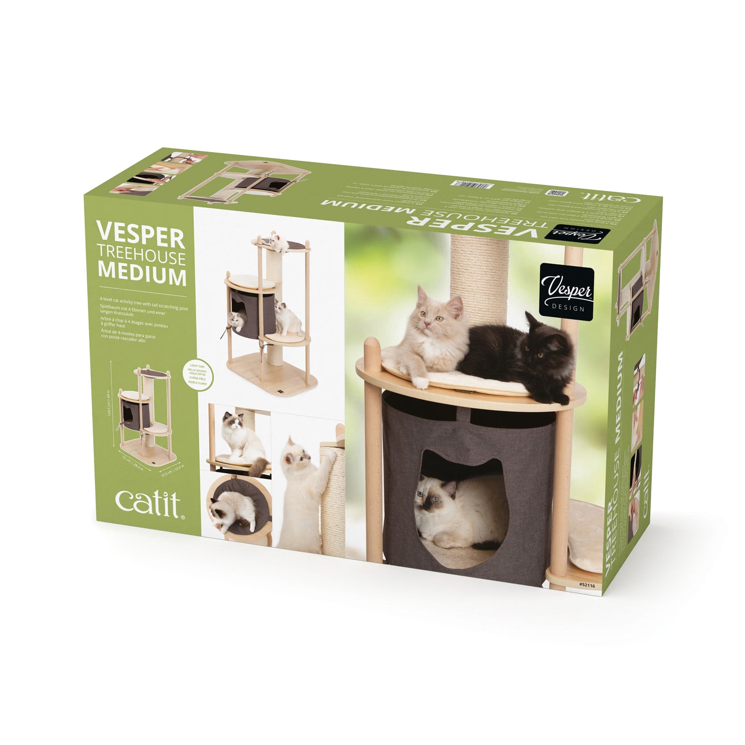 Catit Cat Furniture Vesper Treehouse 4 Levels Medium