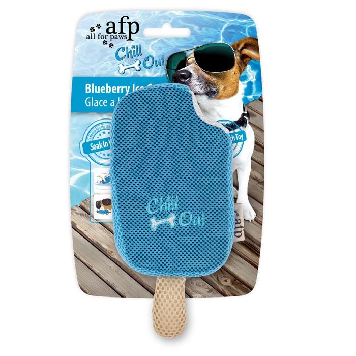 All For Paws Chill Out Blueberry Ice Cream Dog Toy