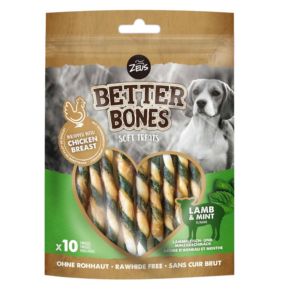 Zeus Better Bones Lamb Twists with Wrapped Chicken