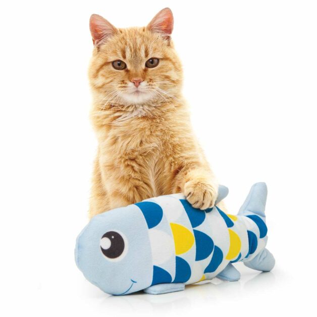 Catit Motion-activated Dancing Groovy Fish with Catnip 2 Colours