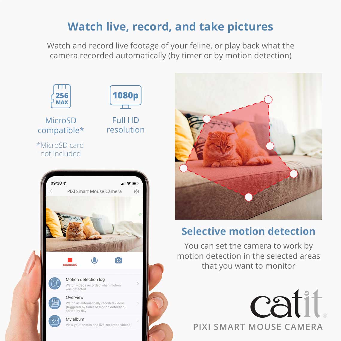 Catit Pixi Smart Mouse Camera