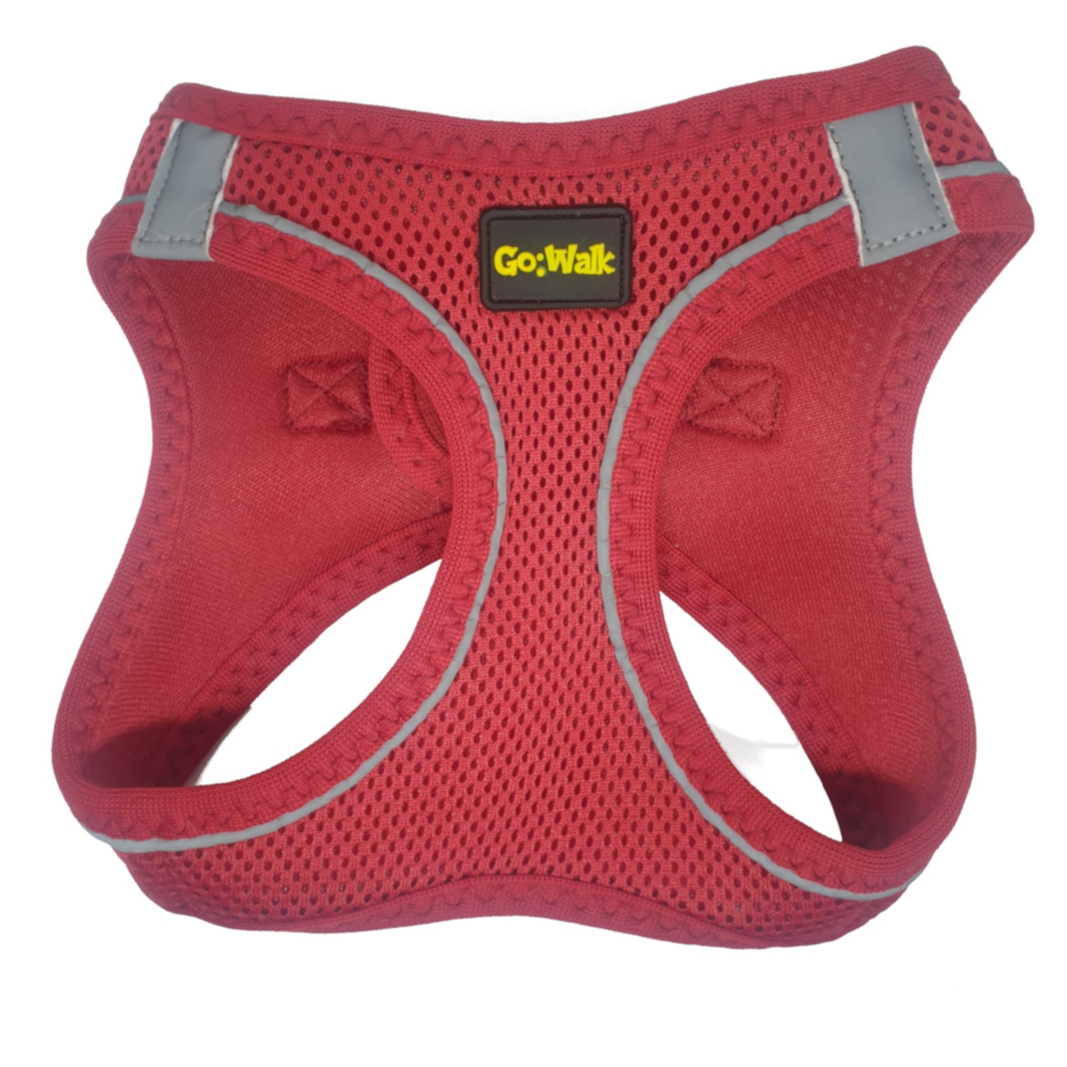 Go WALK Dog Airmesh Harnesses Red 5 Sizes