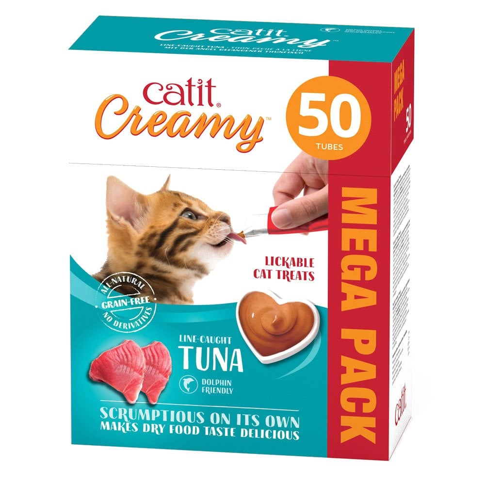 Catit Creamy All Natural Cat Treats Line Caught Tuna