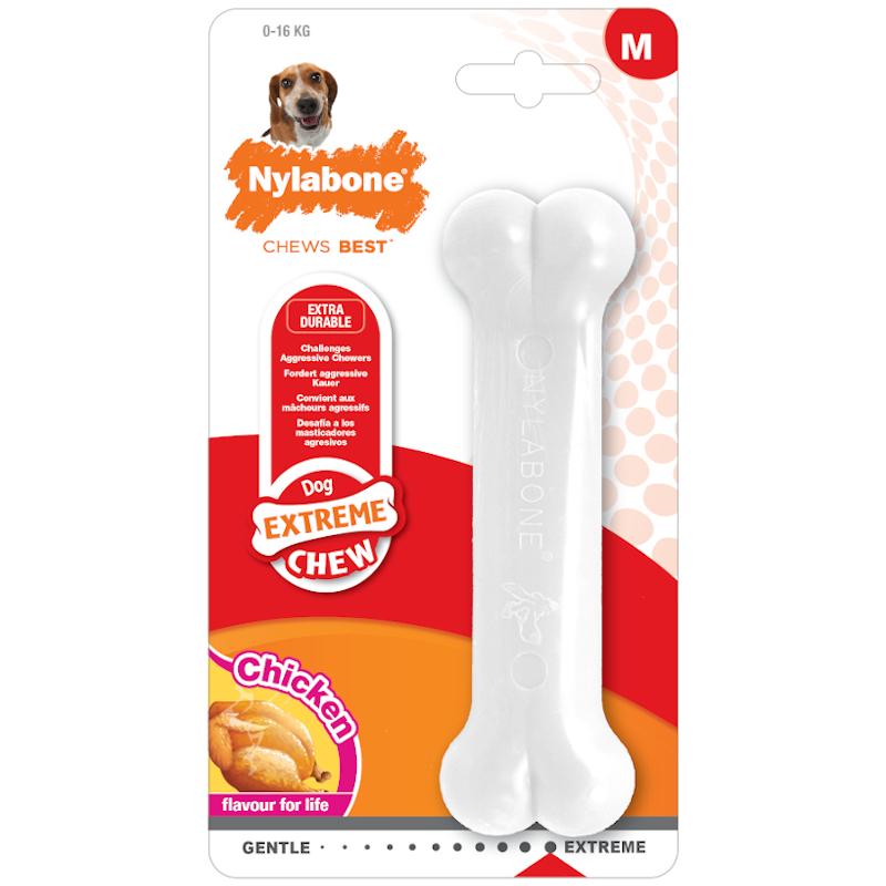 Nylabone Extreme Dog Chews Chicken 5 Sizes