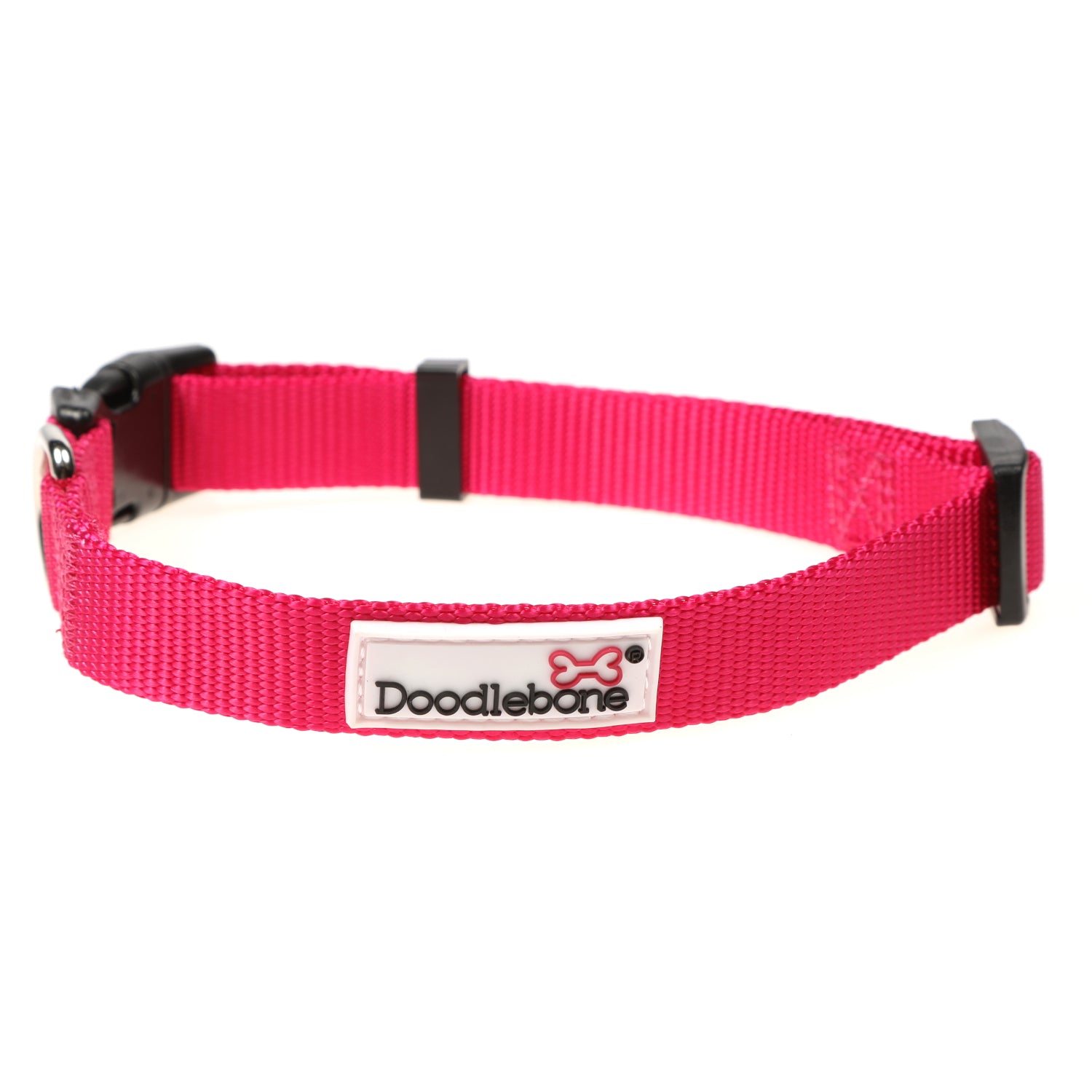 Doodlebone Originals Dog Collar Fuchsia 3 Sizes