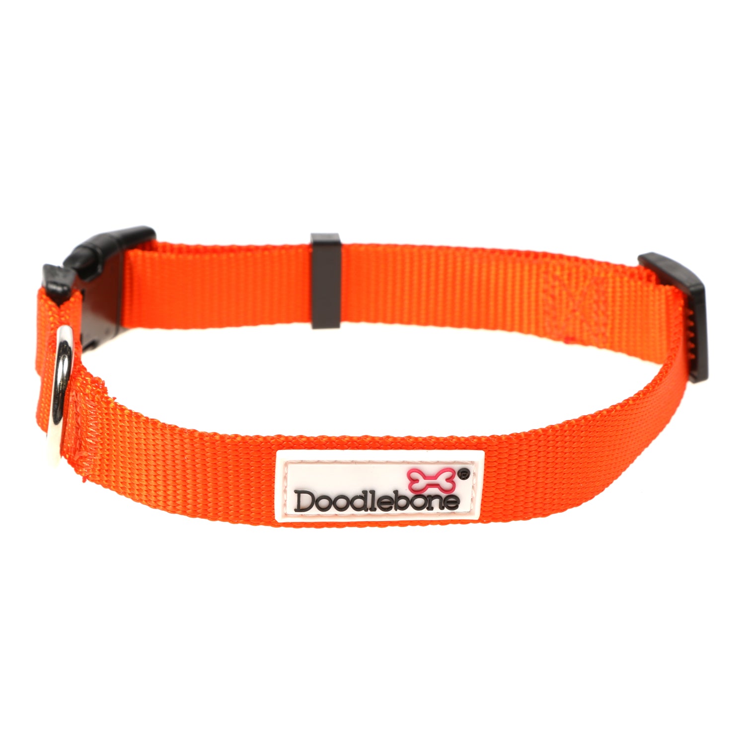 Doodlebone Originals Dog Collar Tangerine 3 Sizes