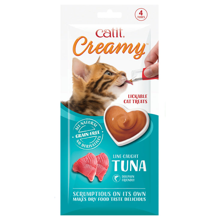 Catit Creamy All Natural Cat Treats Line Caught Tuna