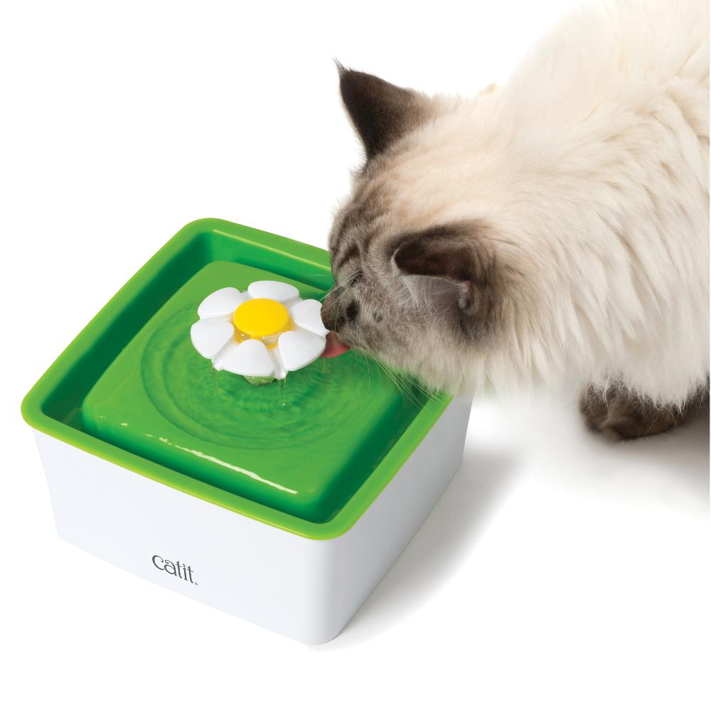 Catit Small Cat & Kitten Drinking Water Mini Flower Fountain 1.5L